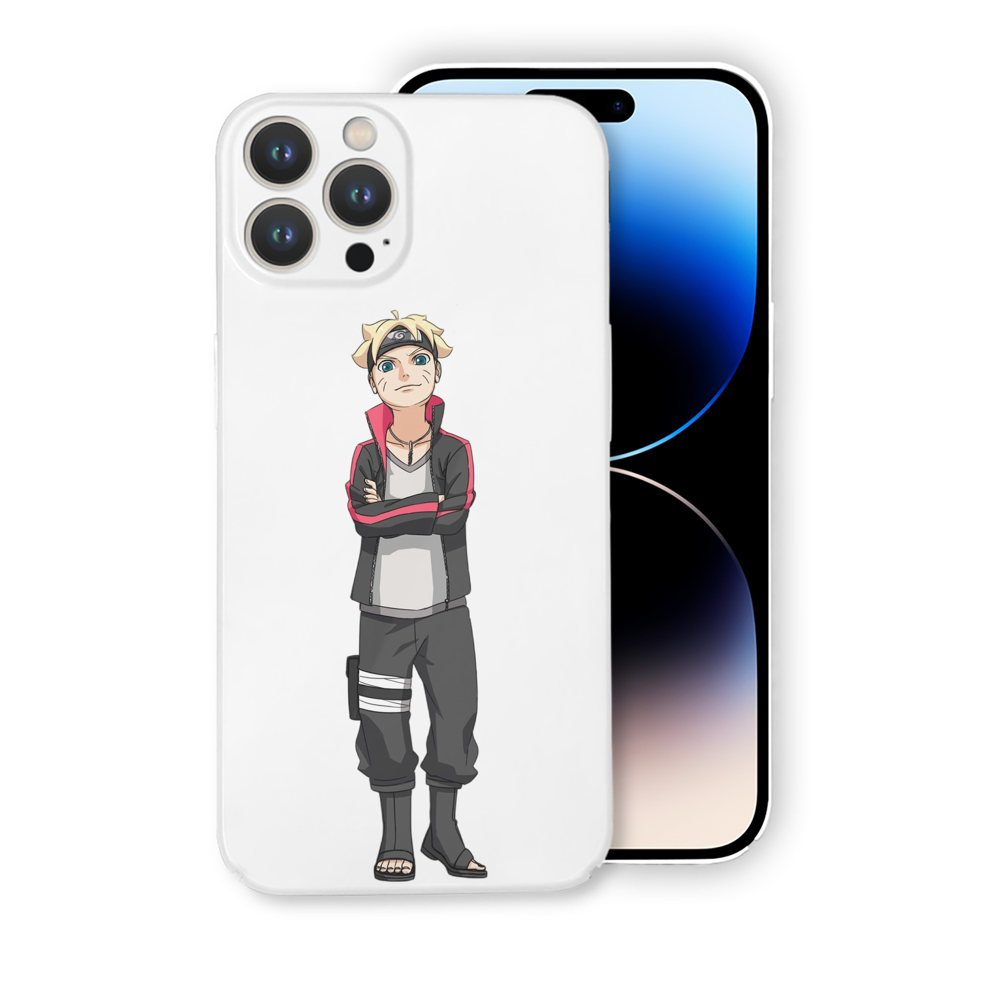 （画像用） NARUTO -ナルト- うずまき ボルト Uzumaki Boruto 【iPhone 14シリーズ対応】ハードケース